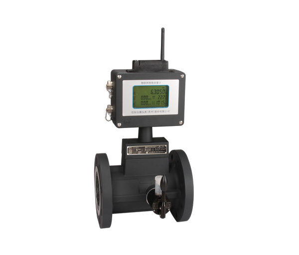 Internet of things single display turbine flowmeter